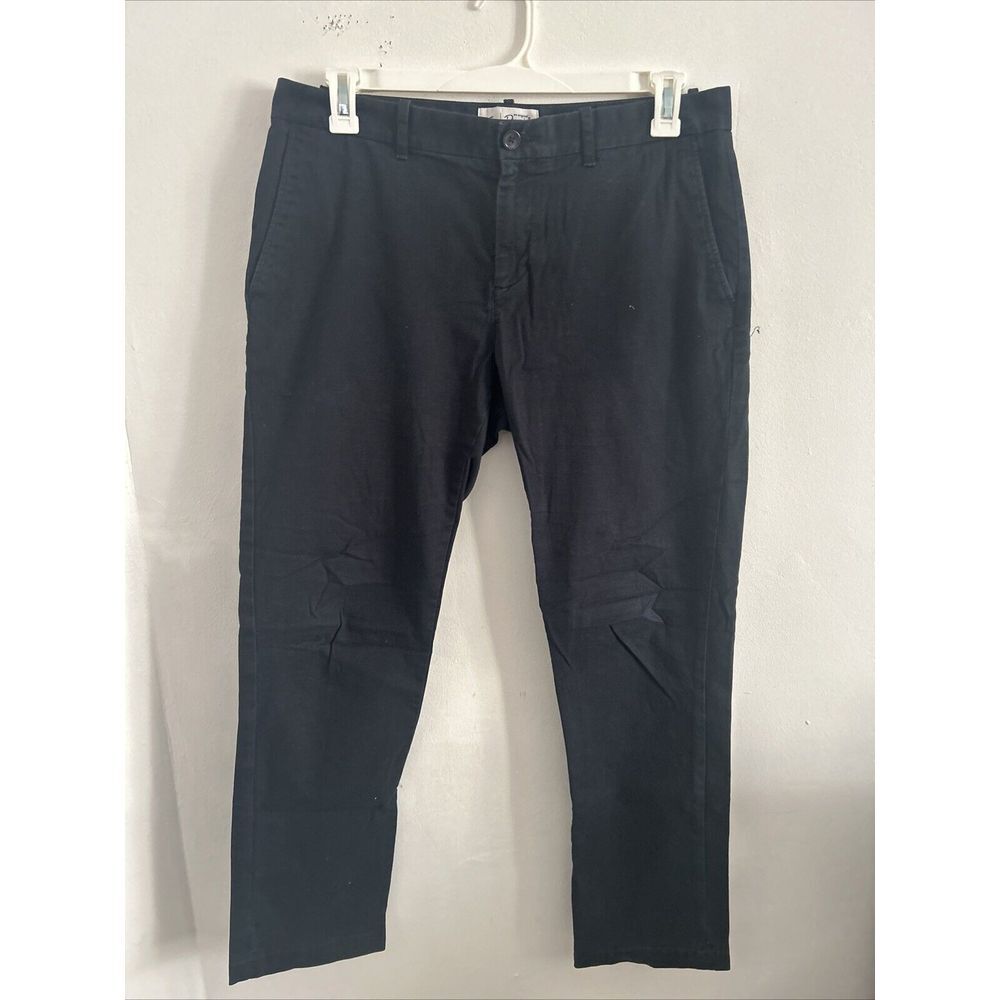 Men's Original Penguin Slim Fit Chino Trouser Navy/Black- 32x32